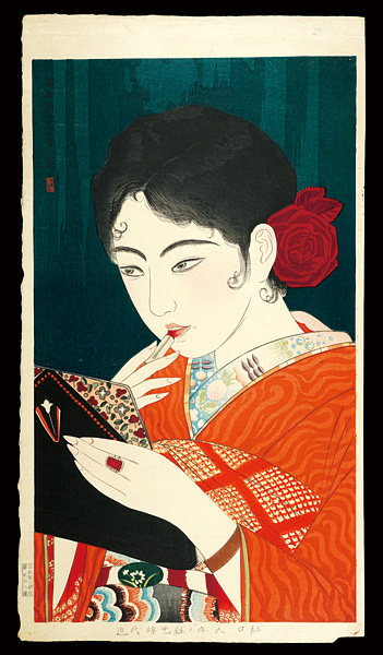 Kobayakawa Kiyoshi “Women's Manners of Today / No.6, Rouge”