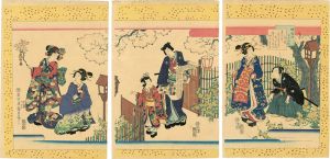 国貞二代「絵巻五十四帖　若紫」