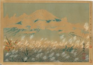 Tokuriki Tomikichiro / Thirty-Six Views of Mt. Fuji / Fuji with Autumn Field