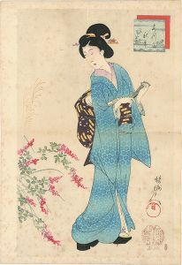 周延「あつ満　秋華」