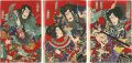 Kabuki Actors Seen as the Warr......