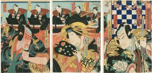 芳幾「恋相撲閨の手扱」