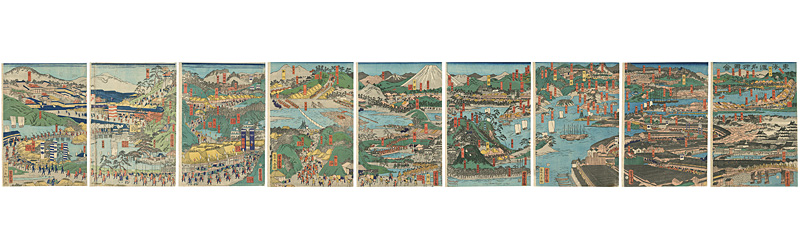 芳虎「東海道名所図会」
