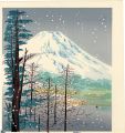 Mount Fuji Covered with Snow (......