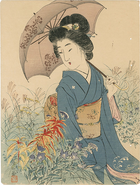 鈴木華邨「木版口絵」