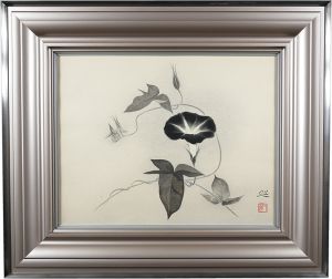 加山又造「朝顔」