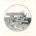 Stamp（Wave pattern and Donald ......