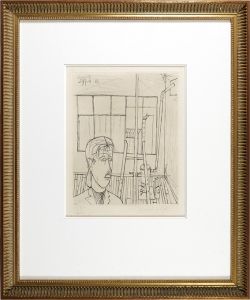 Bernard Buffet / Personnage dans l'atelier
