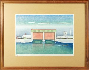 牛島憲之「夏日水門」