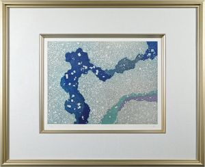 加山又造「版画集『月・雪・花』より　雪」