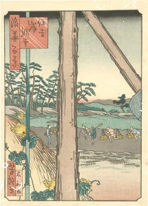 浪花百景　住吉岸姫松