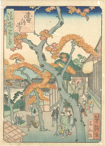 芳瀧「浪花百景　壽法寺」