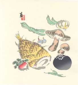 Tokuriki Tomikichiro / Vegetables (tentative title)