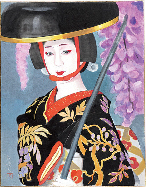 Yamamoto Hisashi “Kabuki Dance "Fujimusume"(Wisteria Maiden)”