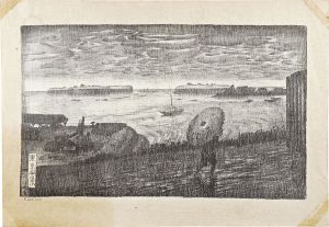 Oda Kazuma / Views of Tokyo / Shinagawa in the Rain