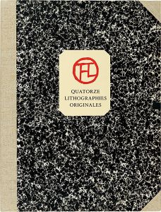 14のシャンソンのためのオリジナルリトグラフ集