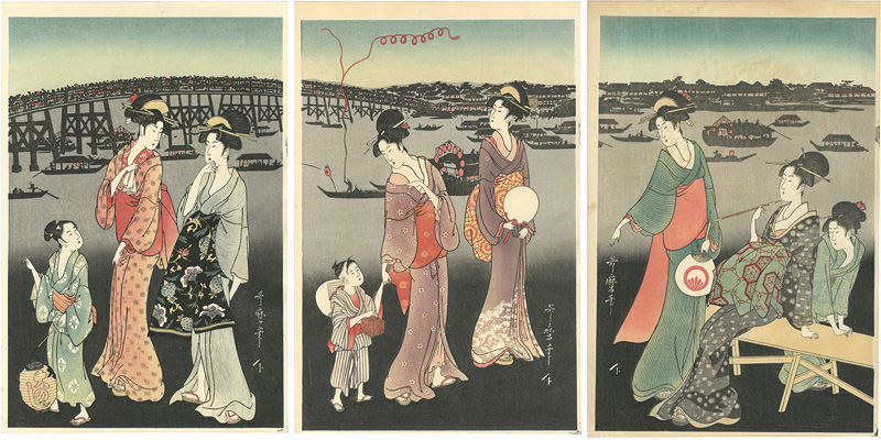 歌麿「両国の花火【復刻版】」
