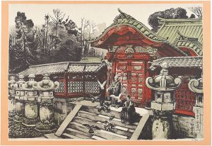 Oda Kazuma / Views of Tokyo / The Tokugawa Family Shrine in Shiba