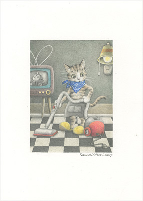 Mori Tamaki “Cat cleaning(tentative title)”