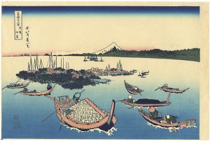 北斎「富嶽三十六景　武陽佃嶌【復刻版】」