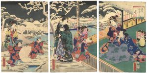Fusatane / Four Seasons of Genji / Winter [源氏四季の内 冬]