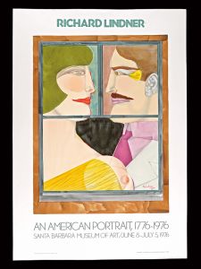 リチャード・リンドナー「アメリカン・ポートレイト,1776-1976 展 ポスター」