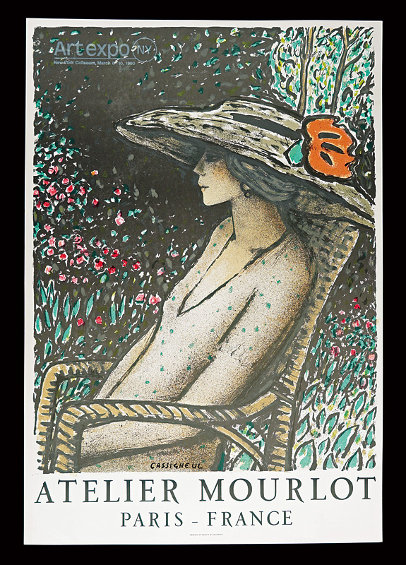 Jean-Pierre Cassigneul “Poster : ATELIER MOURLOT Art expo New York 1980”
