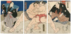 Sumo Wrestlers, Kagamiiwa Hamanosuke and Kyonosato Sogoro (tentative title)