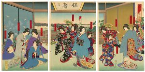 Chikanobu / Courtesans of Yanagibashi [柳橋芸妓粧]