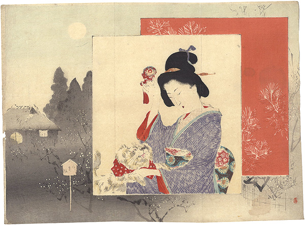 鈴木華邨「木版口絵」