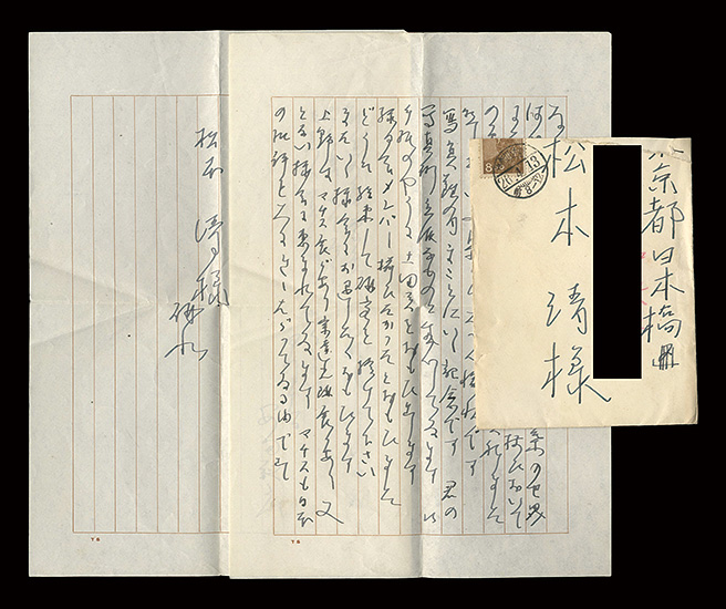 安田靫彦「自筆書簡」