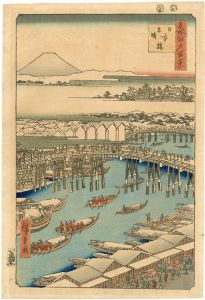 広重初代「名所江戸百景　日本橋雪晴」
