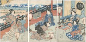 豊国二代「風流五節句　七月」