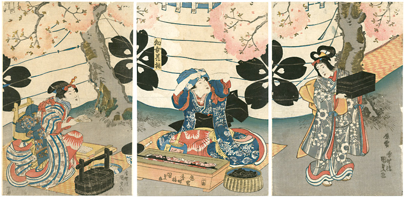 Kunisada I “Cherry Blossom Party”