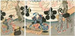 Kunisada I / Cherry Blossom Party [花見田楽]