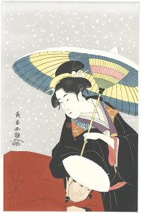 ちょうき / Beauty and Attendant in Snow【Reproduction】 [雪中秋色女【復刻版】]
