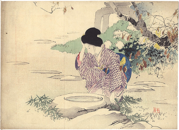 梶田半古「木版口絵」