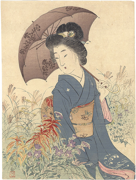 鈴木華邨「木版口絵」
