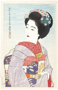 Ito Shinsui / Modern Beauties Second Series / Maiko Girl