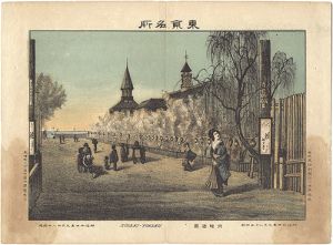 Watanabe Tadahisa / Famous Places in Tokyo / Red Light District in Susaki [東京名所　洲崎遊廓]