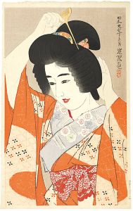 Ito Shinsui / Modern Beauties Second Series / Doing the Hair