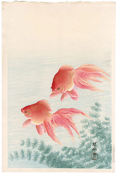 Ohara Koson(Shoson) “Goldfish”