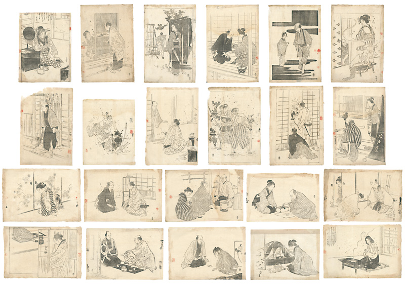 鏑木清方「明治期木版挿絵」