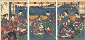 豊国三代「源氏絵」