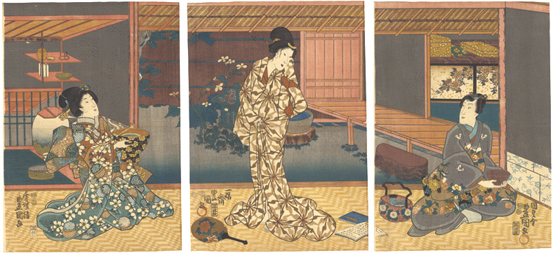 豊国三代「源氏絵」