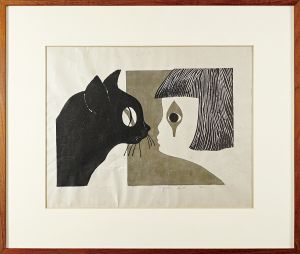 Saito Kiyoshi / Cat and girl