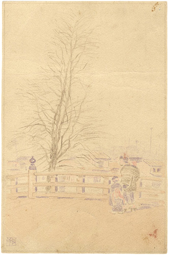 橋本邦助「自筆画稿」
