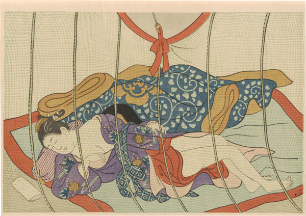 Sukenobu “Sleeping Woman【Reproduction】”