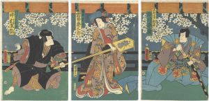 Kunisada II / Miyakodori Nagare no Shiranami [都鳥廓白浪]