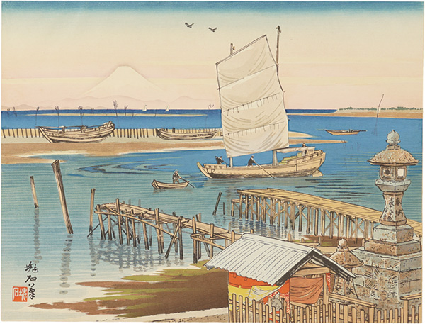 Jokata Kaiseki “Kisarazu Coast and Mount Fuji”